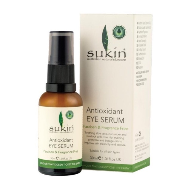 Sukin Antioxidant Eye Serum 30 ml