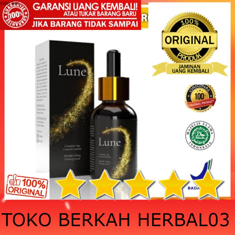 100% ASLI Lune Serum Anti Aging 100% Original ® Lune Serum Asli Serum Wajah
