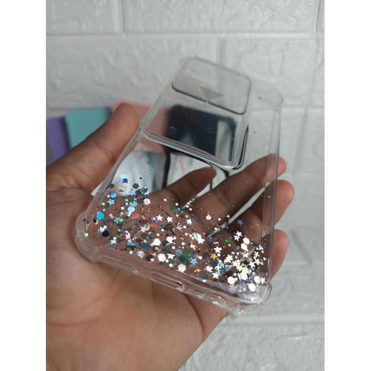 REALME C11/C12/C15/C21 GLITTER CASE SLIDE KAMERA PROTECTION