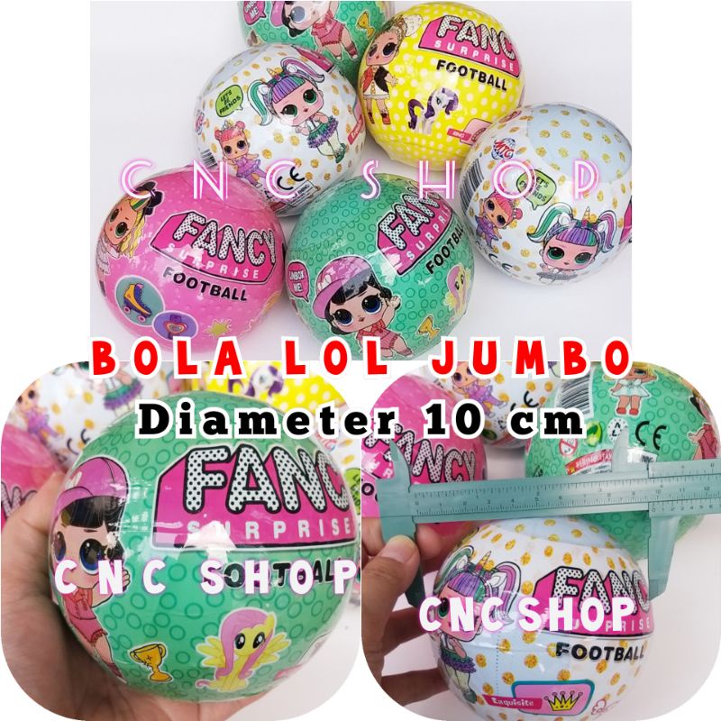 Mainan Telur/ Bola Lol Jumbo Diameter 10cm Murah Mainan Anak Cewe Egg Surprise