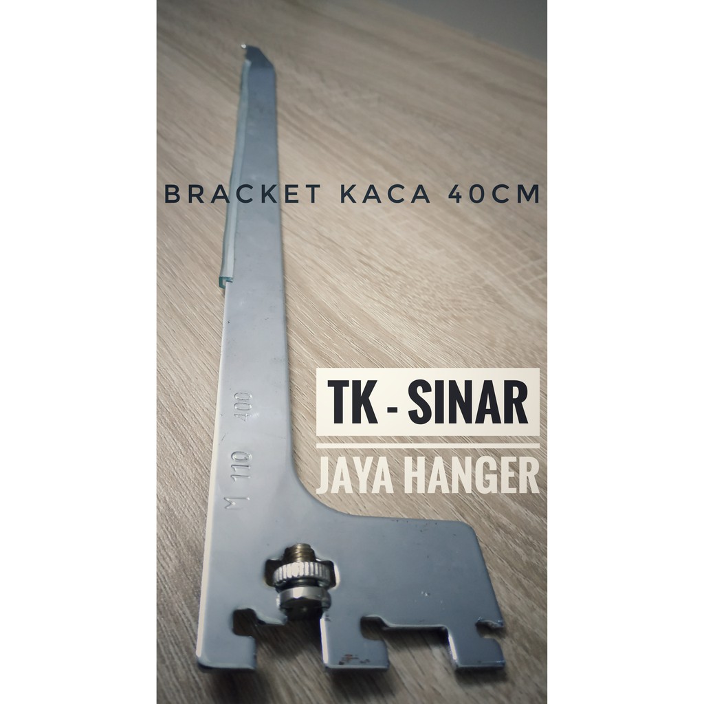 Daun Brecket kaca /brecket kaca 40cm