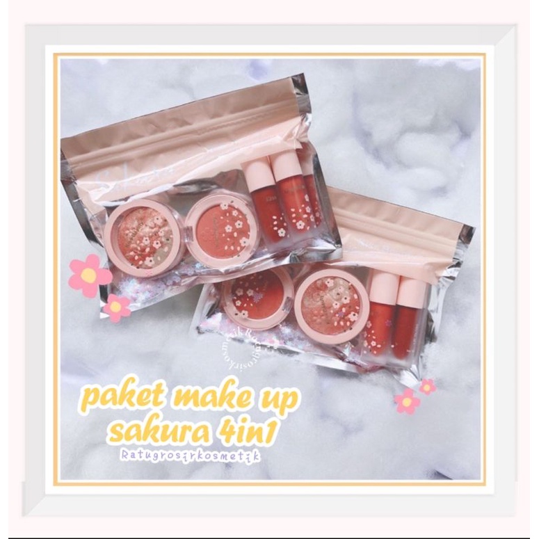 [PER PACK] PAKET MAKE UP KISS BEAUTY SAKURA