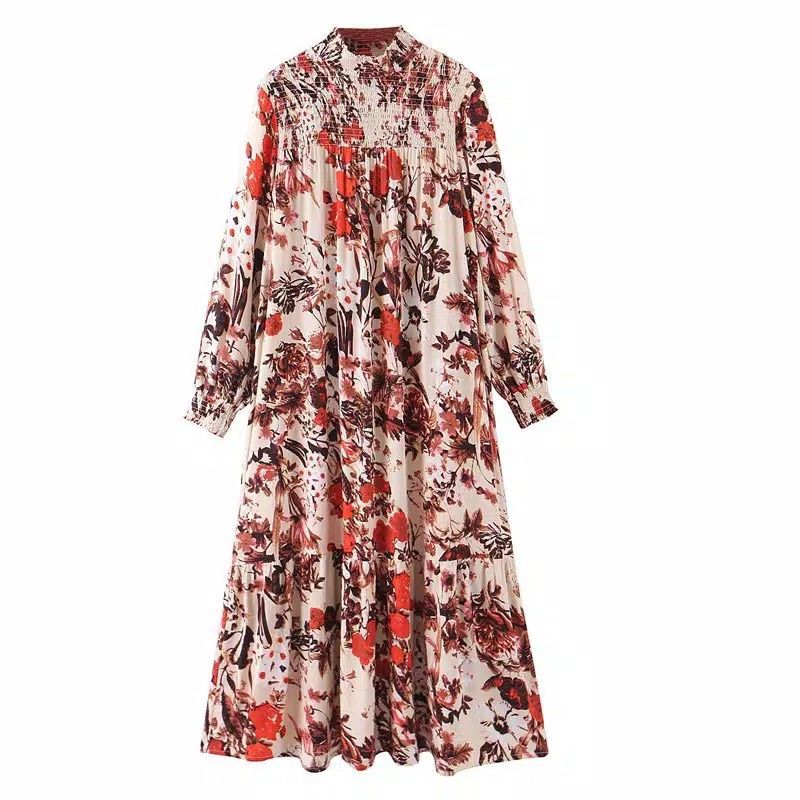 CFS - 71120 BARBARA SMOCK MAXI//GAMIS SMOCK IMPORT