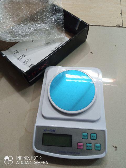 Timbangan Digital Akurasi 0.01g. Max 500g - Portable Scale Dapur Masak Obat Bumbu Emas Berlian