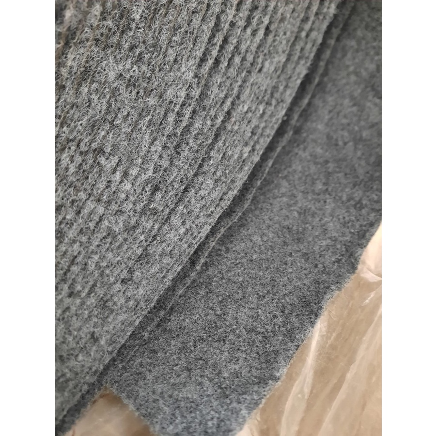 BENTLEY Karpet Non Woven Tebal [METERAN] 1x3 meter GREY Lebar 3 Meter-1