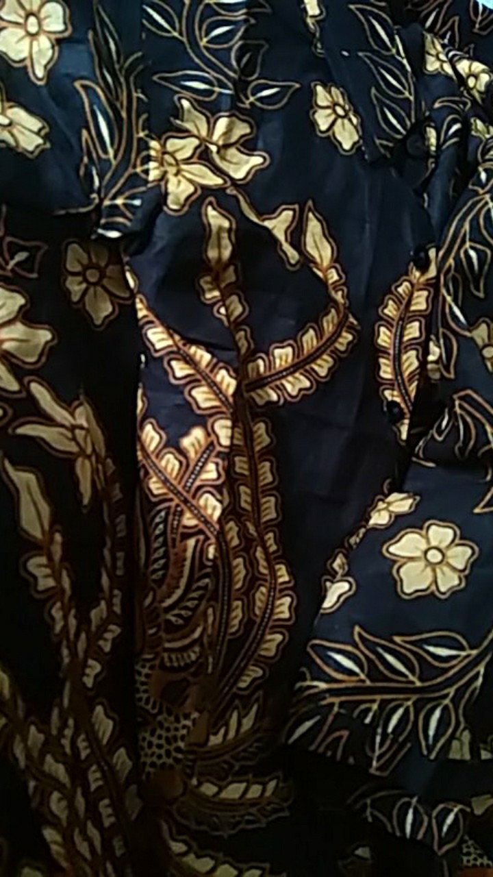 Kemeja Batik Anak / Hem Anak Pendek Laki Laki Motif Ulir 4-11 Tahun