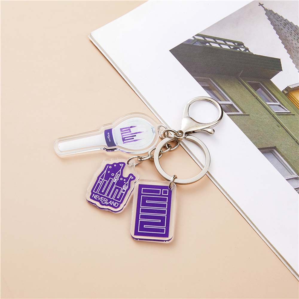 LANFY Cute Key Ring Enhypen Keyring Accessories Key Chain Txt Aespa Creative Pendant KPOP Star (G) I-DLE Fans Collection Gifts