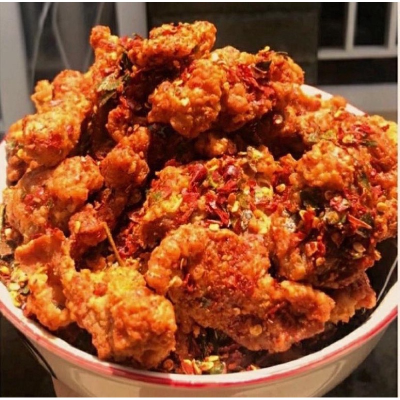

kripik kulit ayam crispy endul
