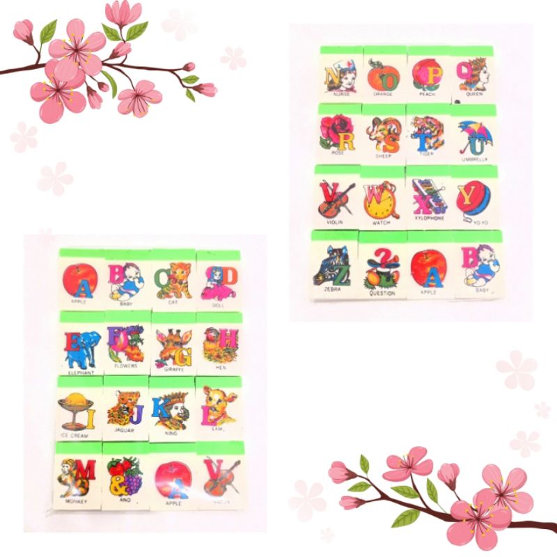 

16pcs Penghapus Jadul Abjad