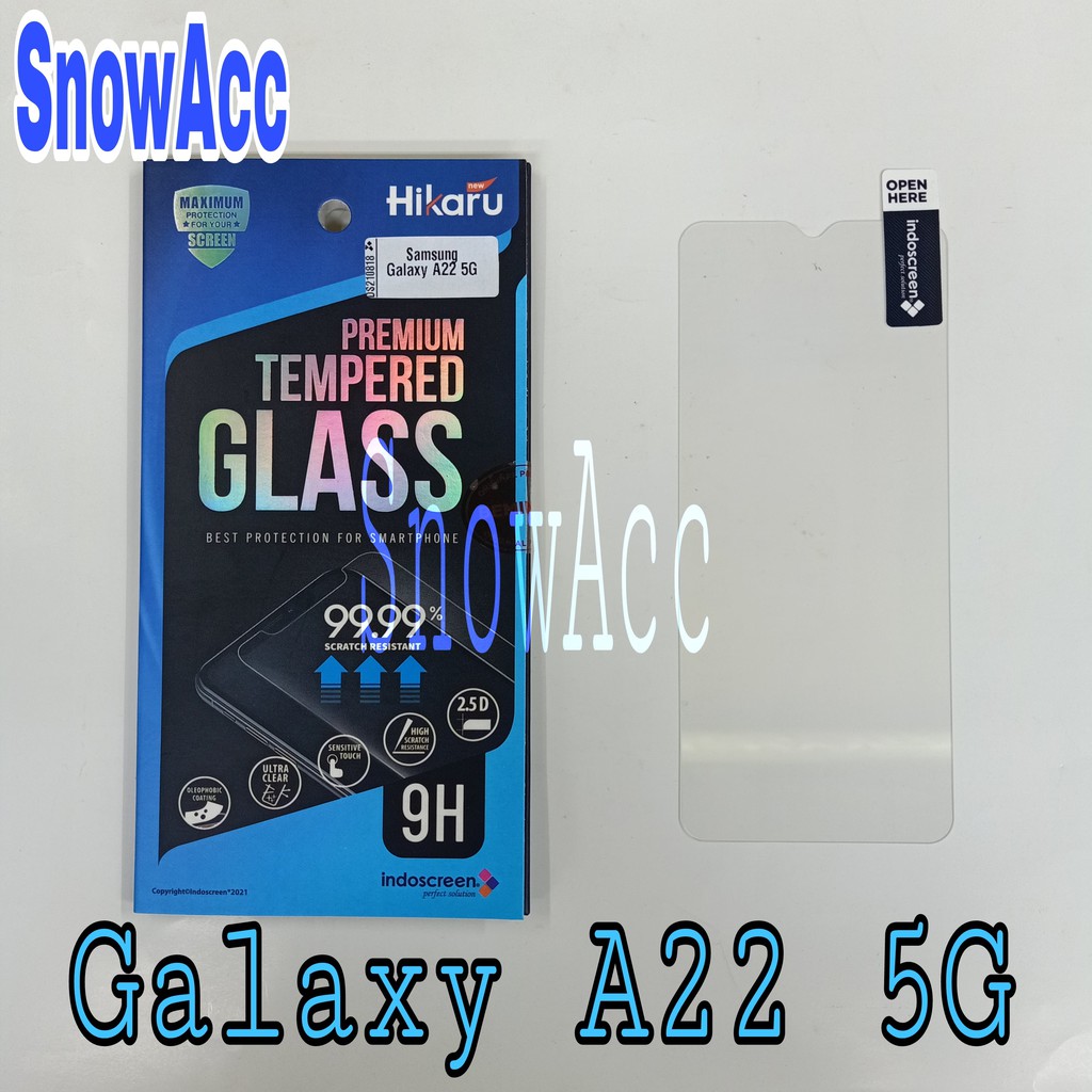 Hikaru Tempered Glass SAMSUNG A22 5G Anti Gores Kaca GALAXY A22 5G
