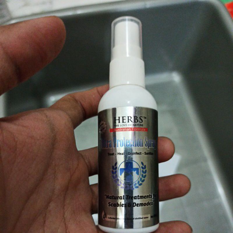 hebs ultra protection spray 60ml obat scabies dan obat demodex