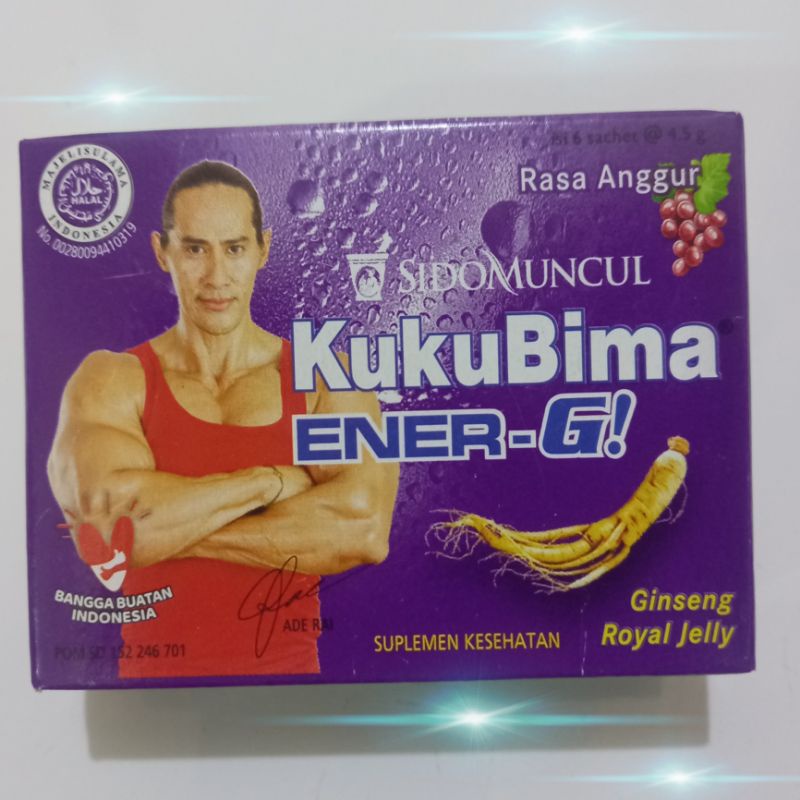 

kuku bima ener-G rasa anggur isi 6 sachet