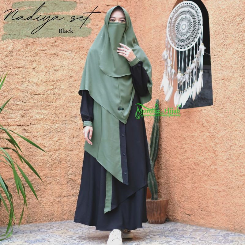 NADIYA SET GAMIS SET KHIMAR ORIGINAL MUMTAZ HIJAB
