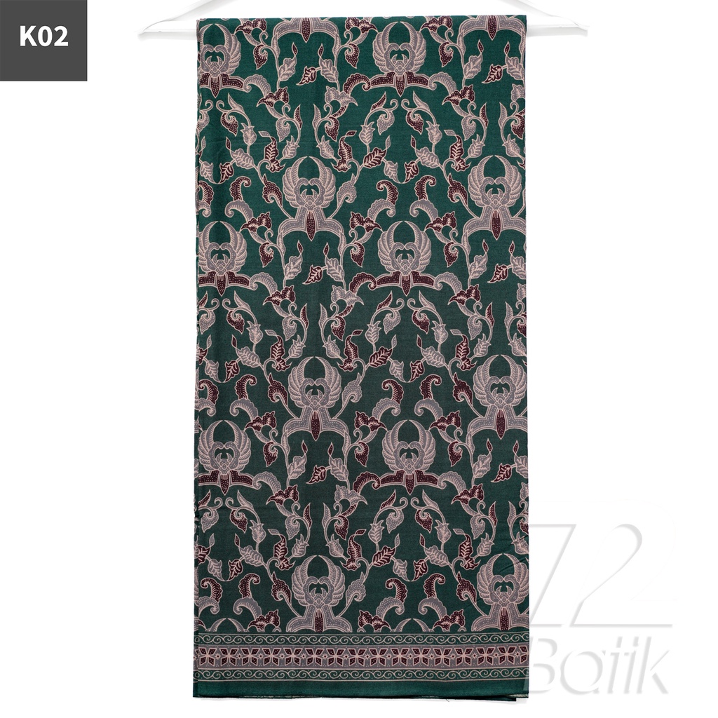 KAIN BATIK PREMIUM Bahan Katun Motif Kembang Crown Warna Cream 721389 Cap 72 Jarik Jarit Samping Kebat Panjang Batik Katun Modern Premium Bahan Seragam Batik Pernikahan Kantor Keluarga Murah Kamen Jadi Batik Bali Lembaran