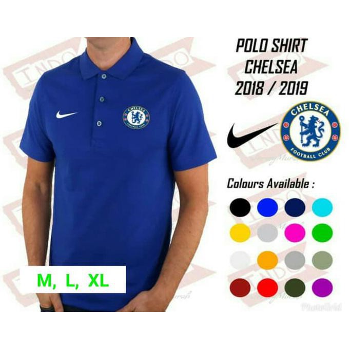 promo polo shirt chelsea 2018/2019 terbaru