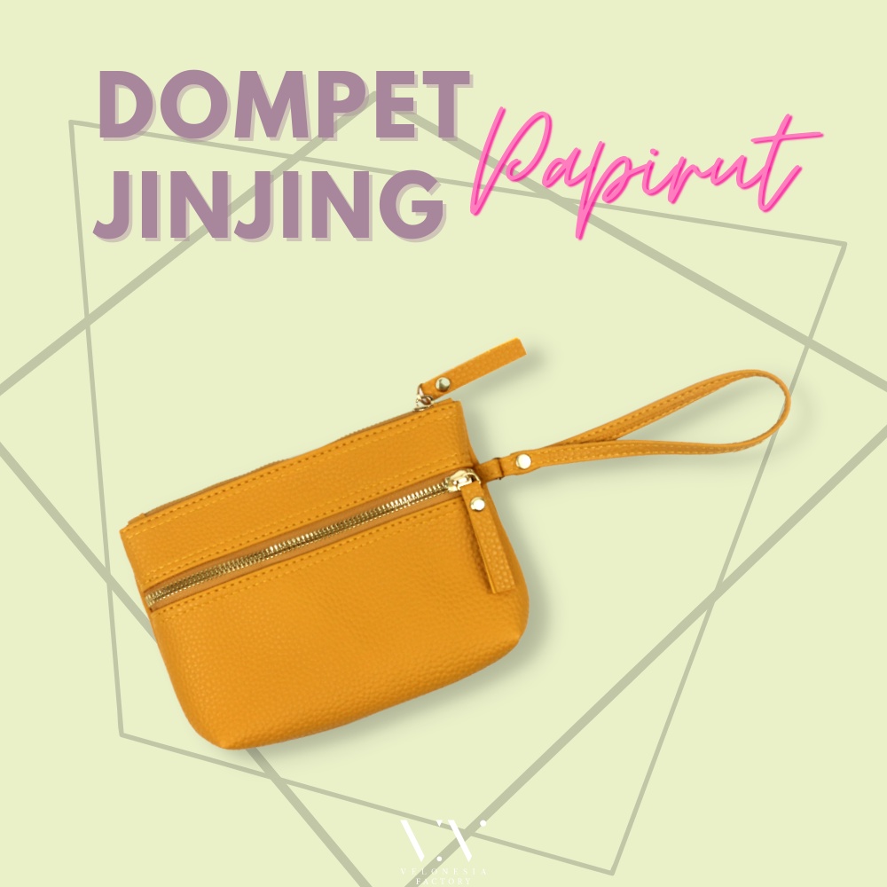 Dompet Papirut Kulit Jeruk Dompet Wanita Papirut Viral Dompet Jinjing - Naya