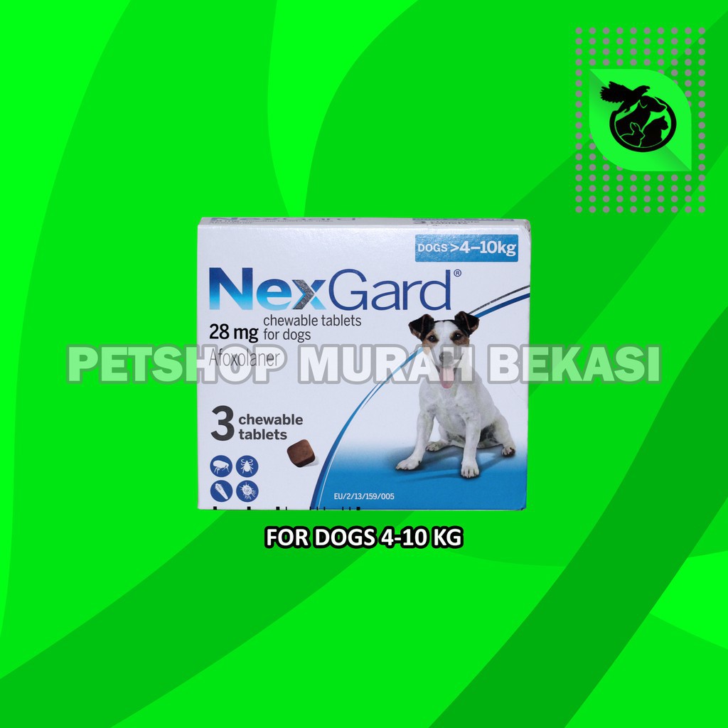 Obat Kutu Tungau Demodex Anjing NexGard Tablet