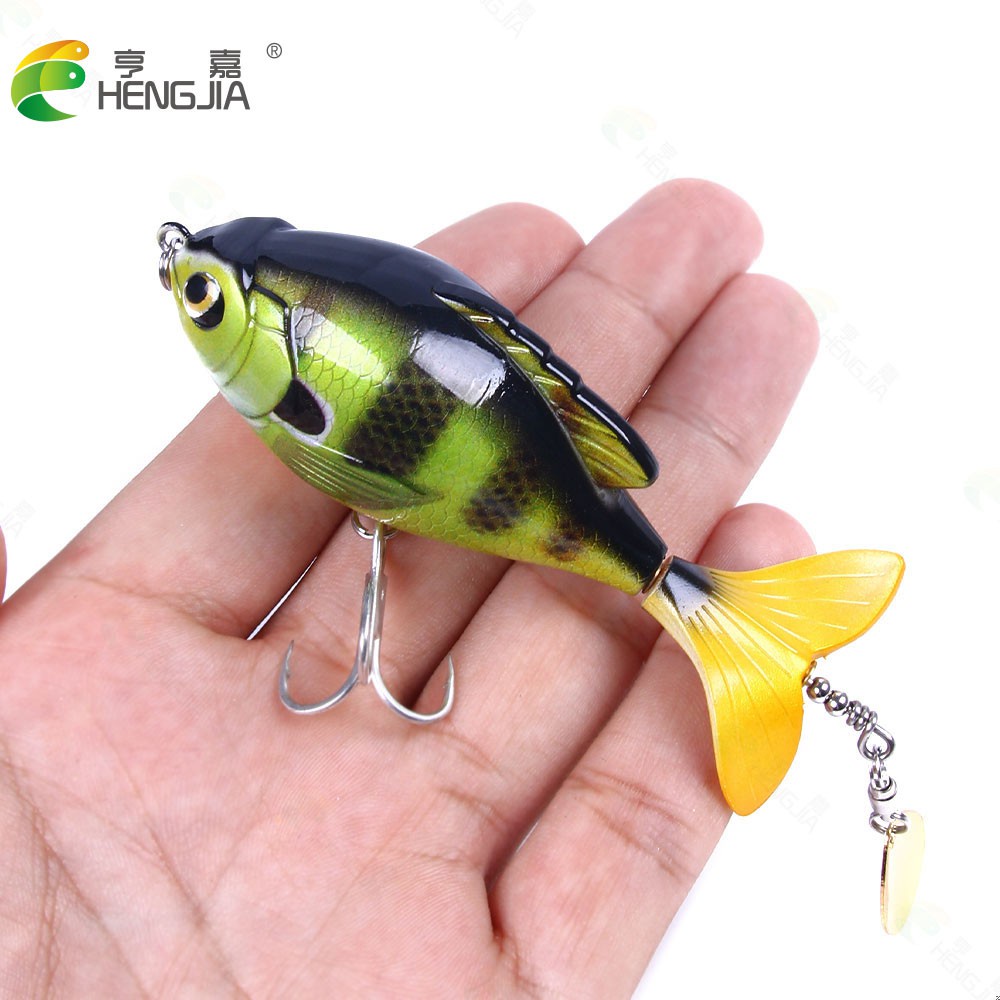 Hengjia 1pc Umpan Pancing Bentuk Ikan Kecil 9.5cm 16.5g