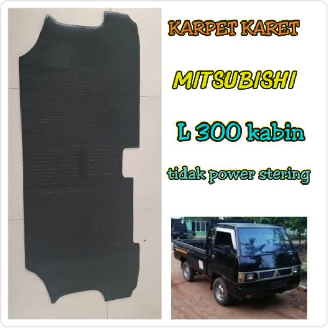 Karpet karet mobil mitsubishi l 300 /l300 kabin depan