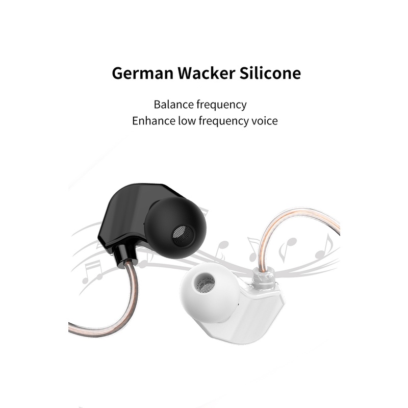 JCALLY MA Basshead Earphone with Microphone Headset Earphone Gaming Super Bass