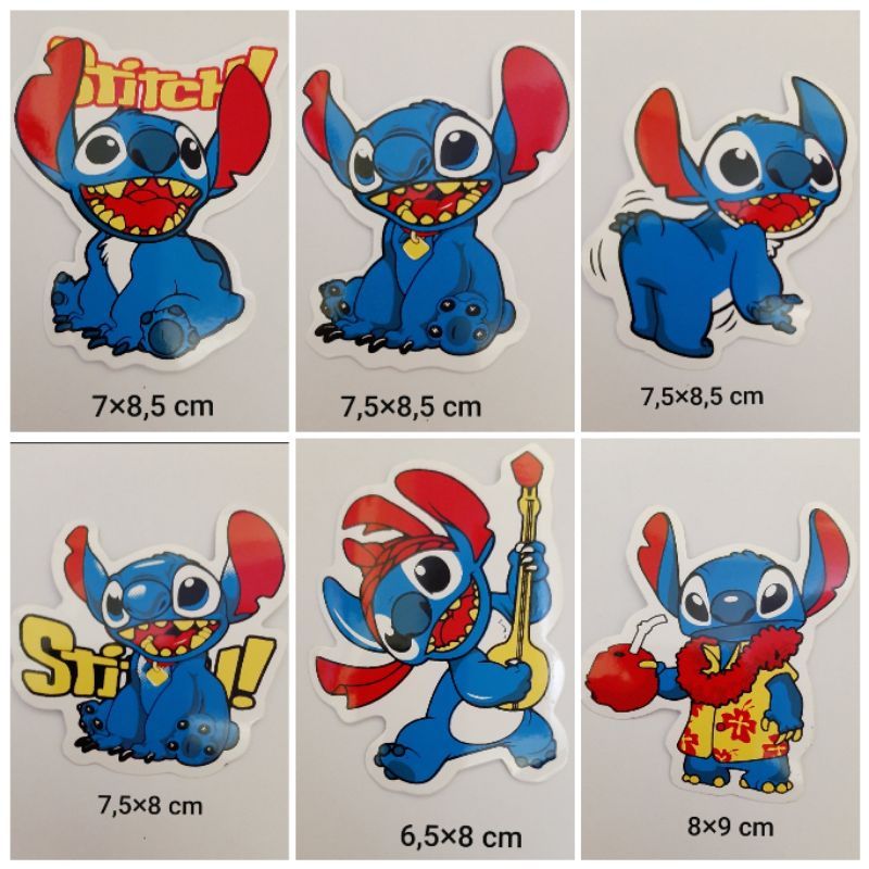 

STIKER GRAFTAC STITCH ukuran kecil