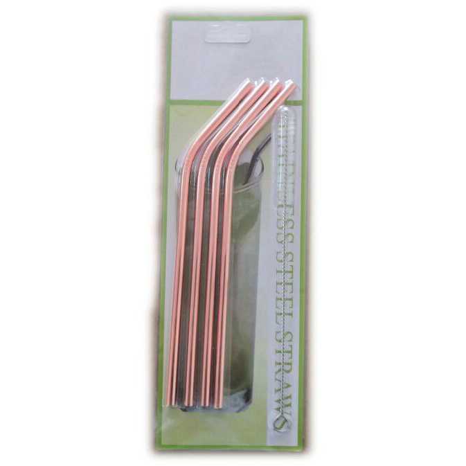 

Sedotan Stainless Steel Bending Straw Capillary 4PCS - A0061