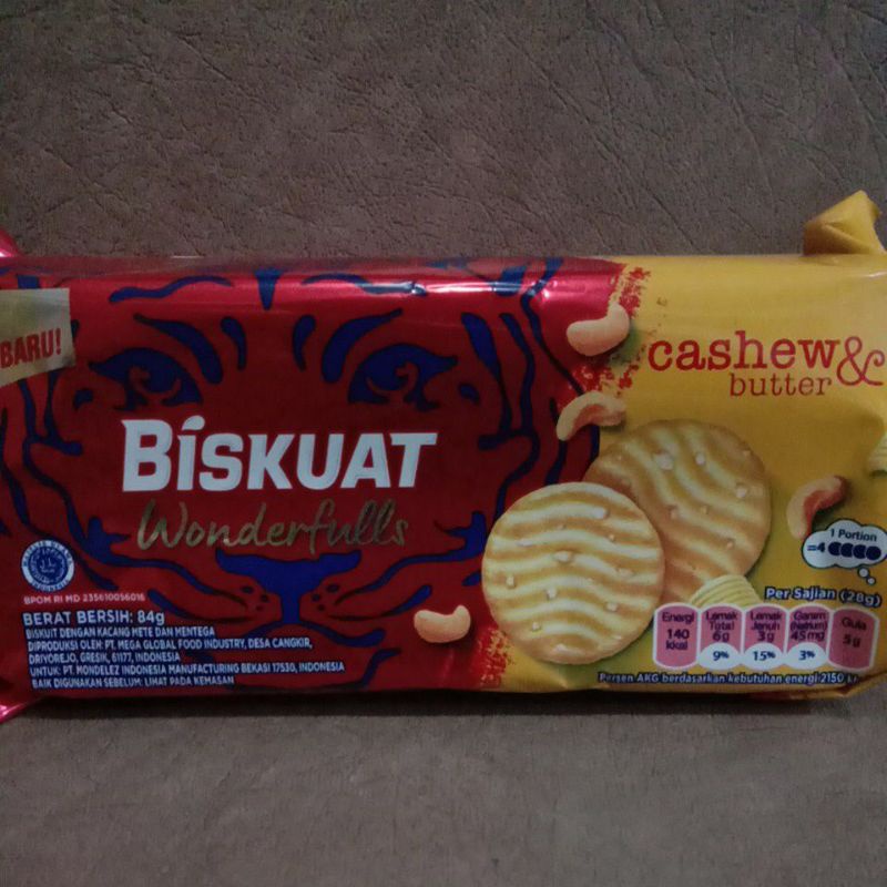 Biskuat wonderfulls 84g / Biskuat cashew&butter