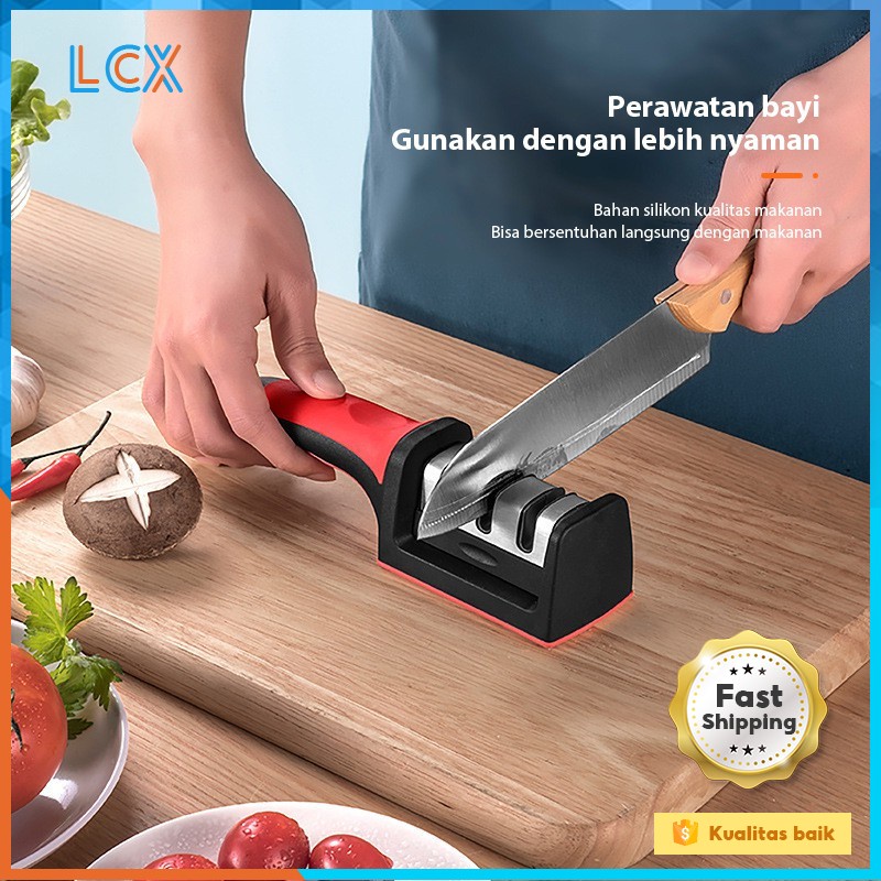 LCX Alat Asahan Pengasah Penajam Pisau Gunting  Profesional Tajam Dalam 5 detik Knife Sharpening