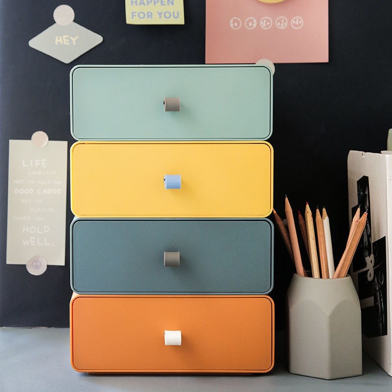 Rak Kosmetik Laci Kotak Penyimpanan Make Up Laci Desktop Storage Laci Meja Belajar Rak Meja Rias