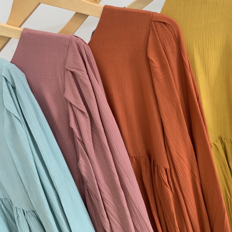 Amora Peplum Top - PLENARIO ID | Blouse wanita - Rayon crinkle - Atasan wanita - Pakaian Wanita - COD-6