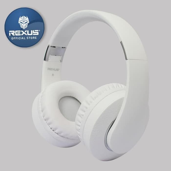 Promo  Rexus M1 Wireless Headset Gaming Bluetooth Headphone microSD FM Radio   Putih
