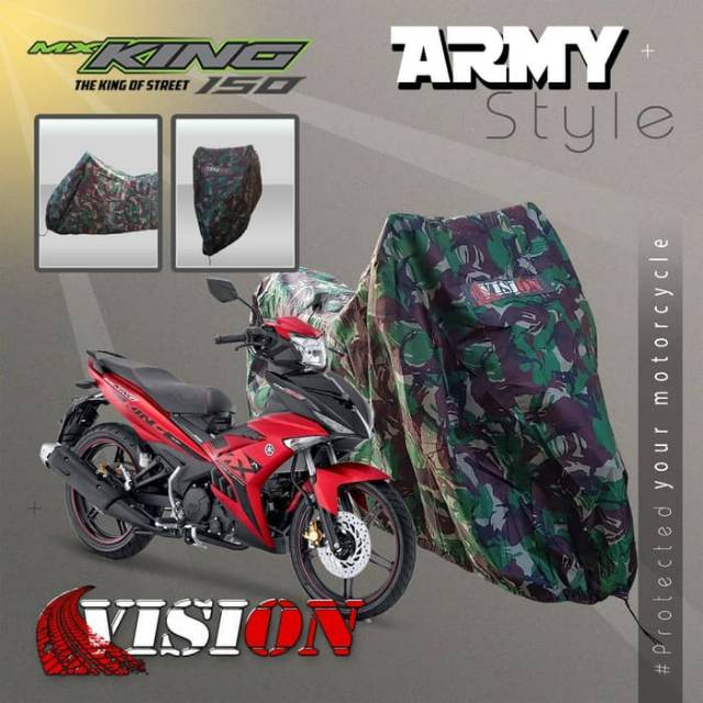 COVER MOTOR ARMY LOOKS + VISION ORIGINAL