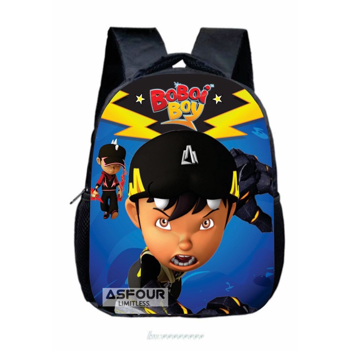 Asfour - Tas Boboiboy Tas Ransel Sekolah Anak Laki Laki Karakter Boboiboy tas Sekolah