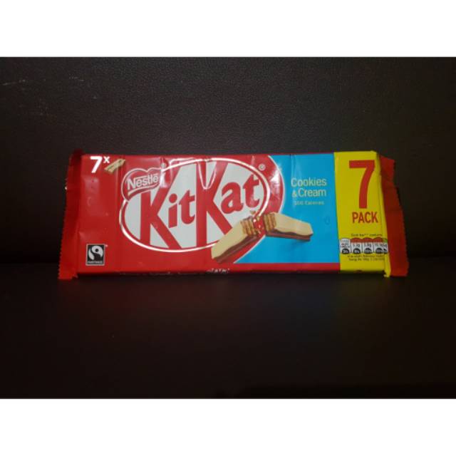 

Kitkat cookies & cream snack import