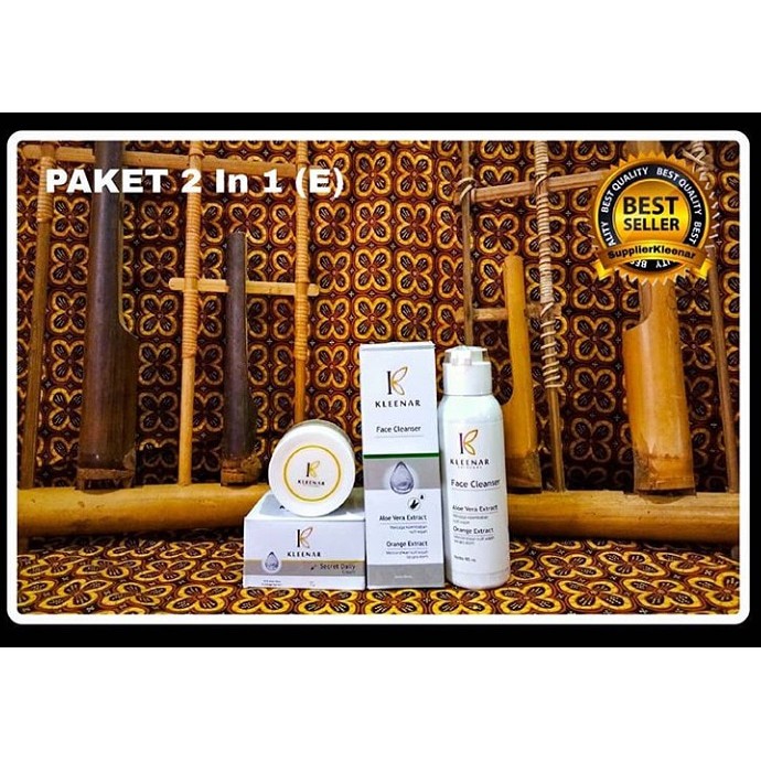 PAKET KLEENAR SKINCARE 2 in 1 (E) | 100% AMAN dan ORIGINAL | Lulus uji BPOM | PAKET KECANTIKAN