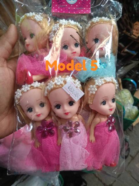 TERMURAH! GANTUNGAN KUNCI BONEKA BARBIE LUCU - MAINAN ANAK BEST SELLER - SOUVENIR JOGJA TERLARIS