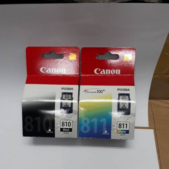 Tinta Canon PG 810 Black dan CL 811 Color 1 set