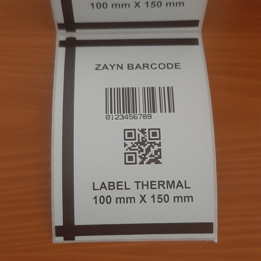 

Label Thermal 100x150 100 x 150 4" x 6 " isi 500 pcs