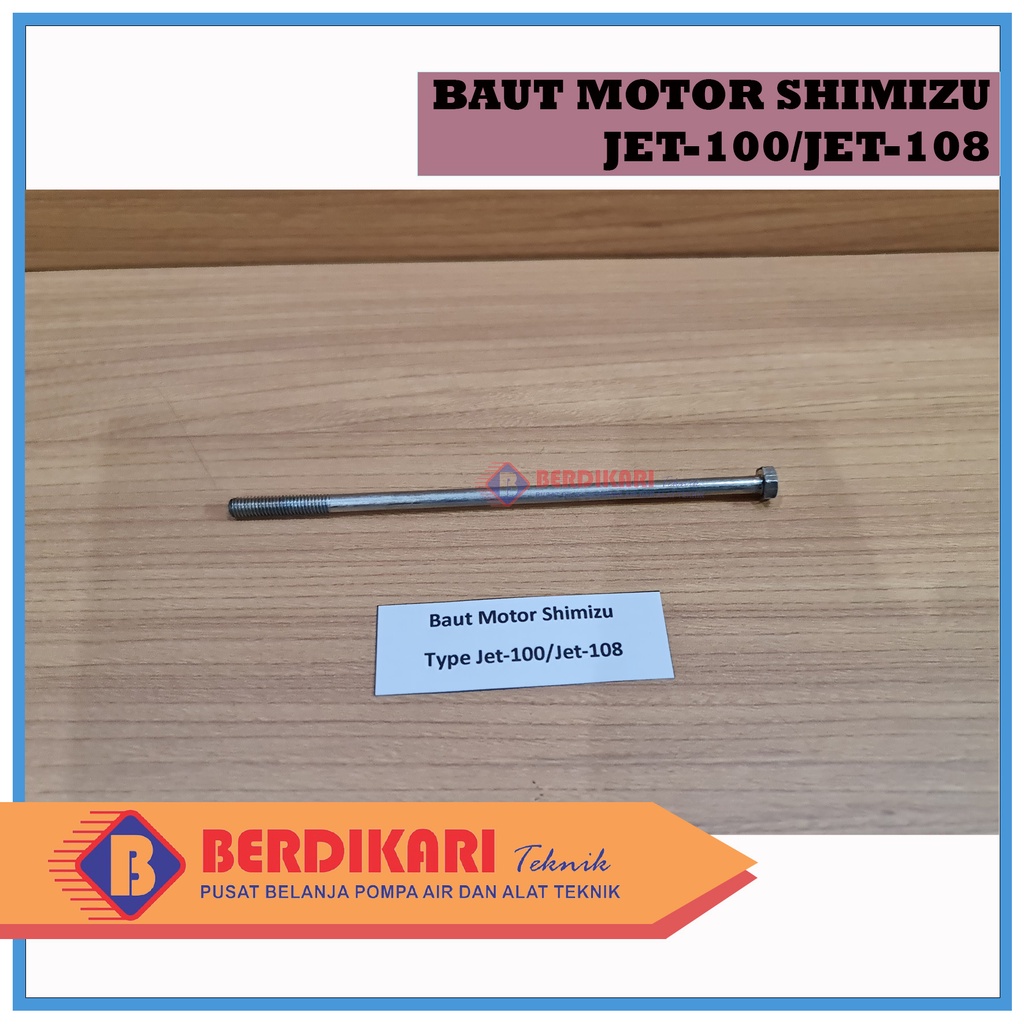 Baut Motor Panjang Pompa Air shimizu Type jet 100