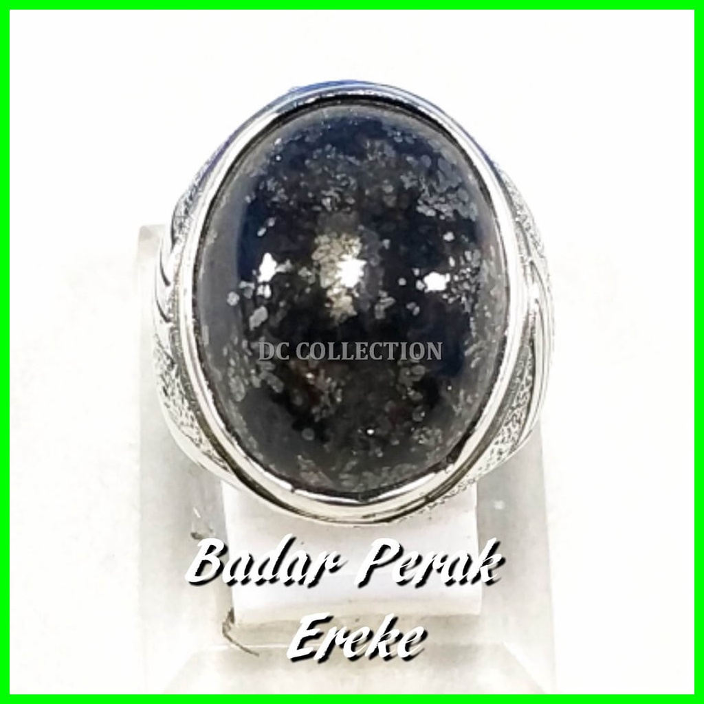 CINCIN BATU AKIK NATURAL BADAR PERAK EREKE MULUS MANTAP BERKHASIAT DAN TERMURAH