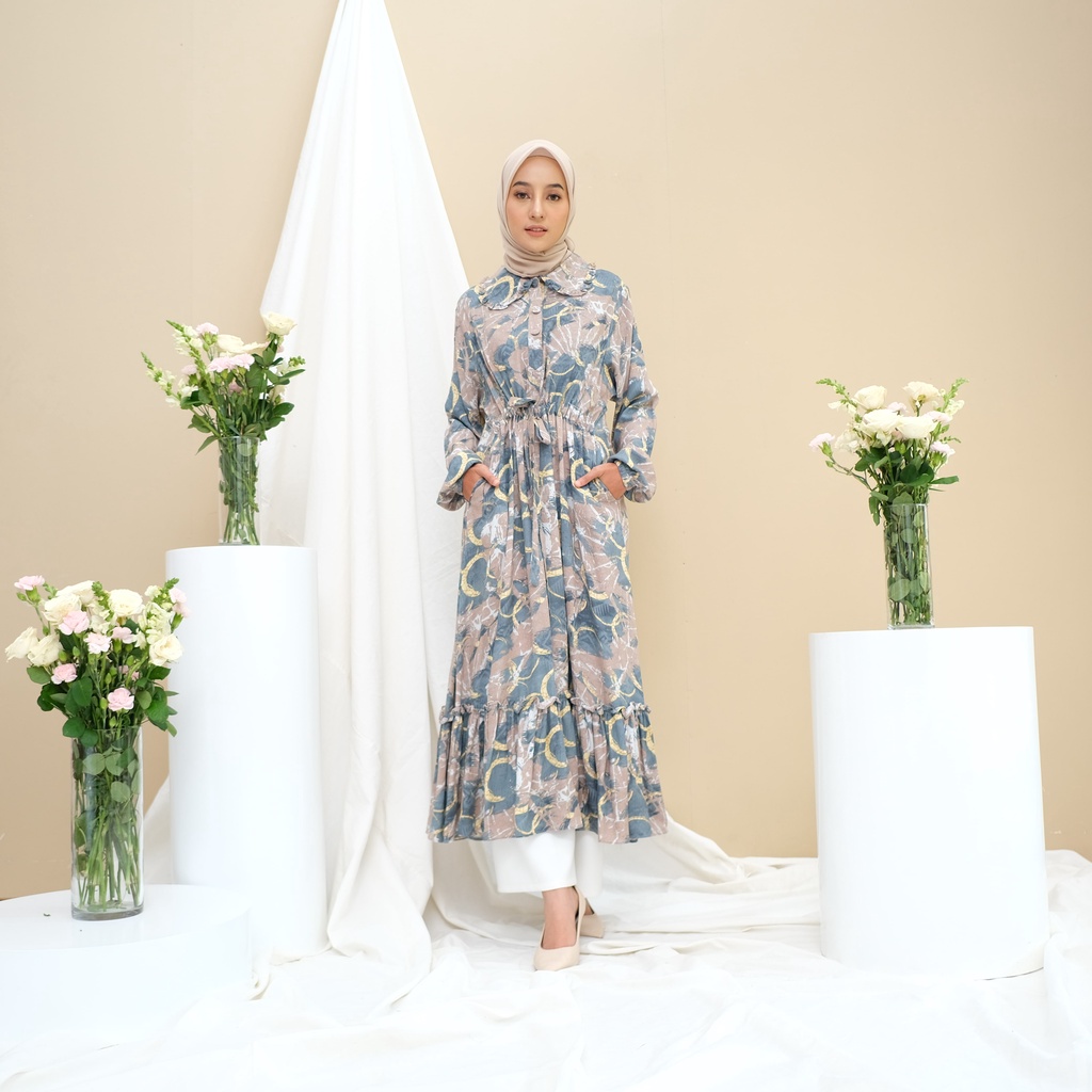 Rifa Cloth - Yumna Dress | Midi Dress | Long Tunik