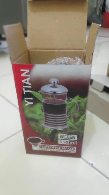 French Press Coffee Maker Rosegold / Coffee Plunger Alat Penyeduh Kopi