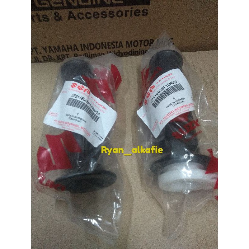 100% Original Hand grip/Handfat kanan kiri + pipa gas Suzuki Satria Fu karbu,Shogun new Original