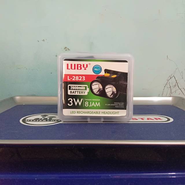 Senter kepala merk LUBY L 2823 3 watt
