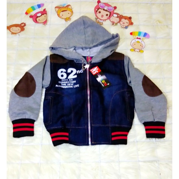 Jaket anak/jaket anak laki laki/jaket jeans Kaos