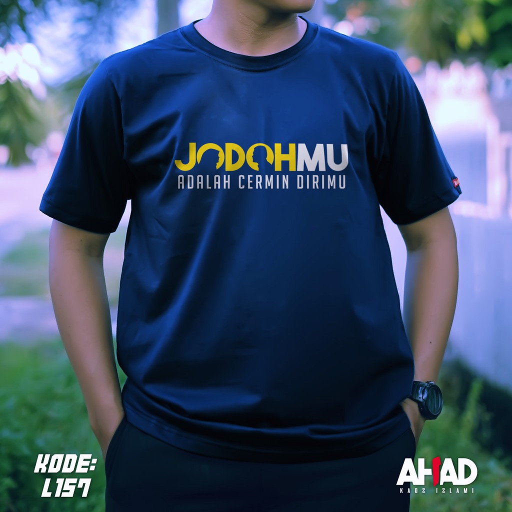 Kaos Islami Ahad - Jodohmu Adalah Cerminan Dirimu - L158