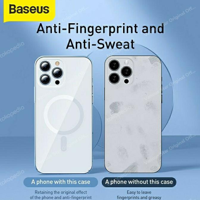 case iphone 13 pro max pro 13 baseus magnetic magsafe hardcase casing  terlaris 