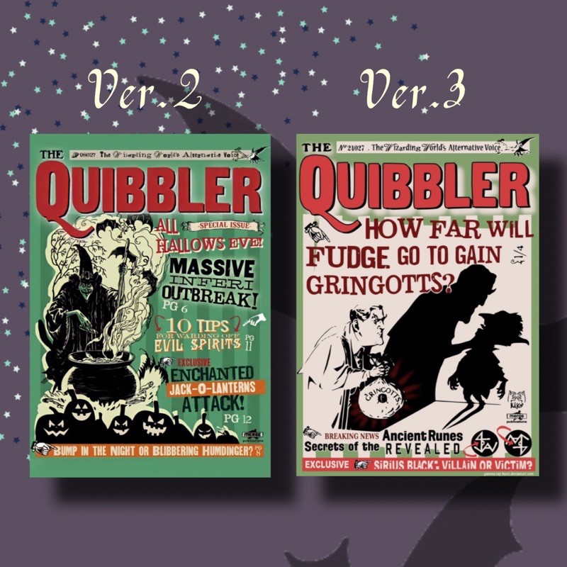 Quibbler Magazine | Ver 2 &amp; Ver 3 | Harry Potter