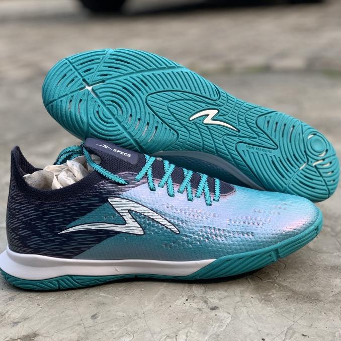 Barang Baru Sepatu Futsal Specs Original Accelerator Alpha Elite Aqua Astral 2021