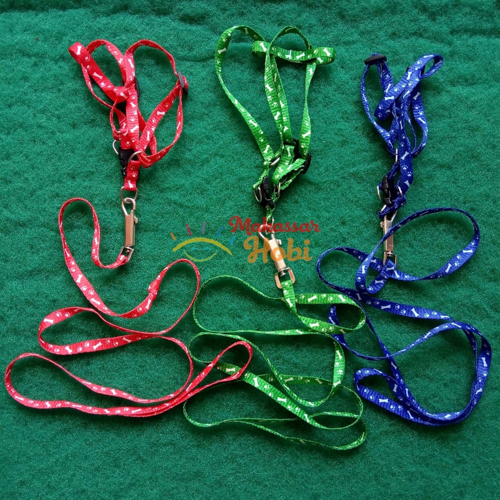 Tali Tuntun Harness S Rompi Rantai Kecil Pet Leash Dog Kucing Anjing